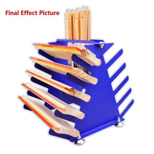 5 Layers Screen Printing Squeegee Rack Squeegee Shelf Ink Knife Place Desktop - Picture 3 of 6