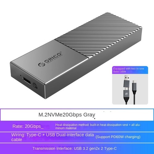 Orico USB 4HDD Box M.2 SSD NVME auf Mobile auf USB kompatibel Thunderbolt 3/4 - Bild 25 von 36
