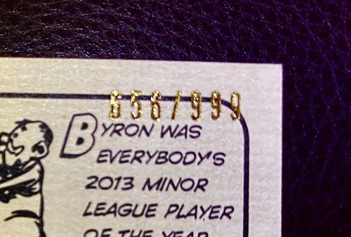 BYRON BUXTON 🔥ROOKIE #/999🔥 2015 Topps CHROME Heritage High Number #724 “RC” - Picture 2 of 3