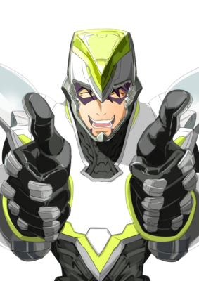 Tiger & Bunny Kotetsu Wild Tiger Weatherproof Anime Sticker 6