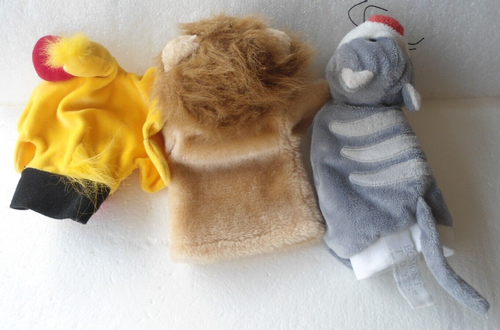 Handpuppen für Kasperl-Theater Puppentheater 3 Stoff Tiere - Bild 4 von 4