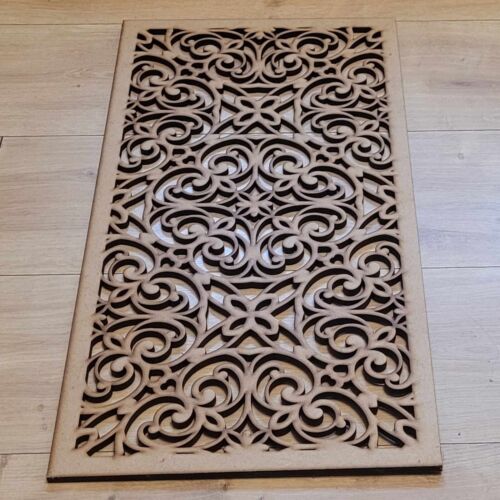 Manor House Floral Decorative Screen Radiator Cabinet Panel 2FTx4FT 3mm 6mm 0144 - Picture 4 of 17