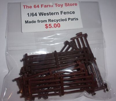 1/64 Ertl Farm Country 10 Pack of Western Fence