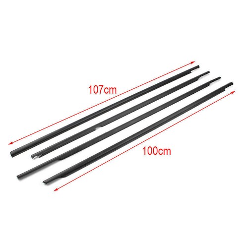 Fensterdichtung außen Abdichtschiene Leiste für VW Golf MK6 2008 2009 2010-2012 - Picture 2 of 8