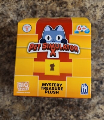 Pet Simulator X Series 1 Mystery Treasure Plush Dark Matter Dog Cooper w/ Code