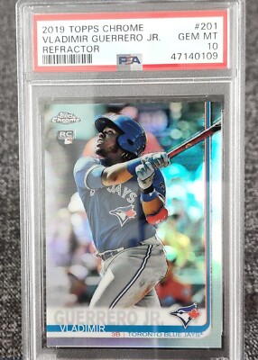 2019 Topps Chrome - Vladimir Guerrero Jr Rookie Refractor RC 2019 Topps Chrome - Vladimir Guerrero Jr Rookie Refractor RC