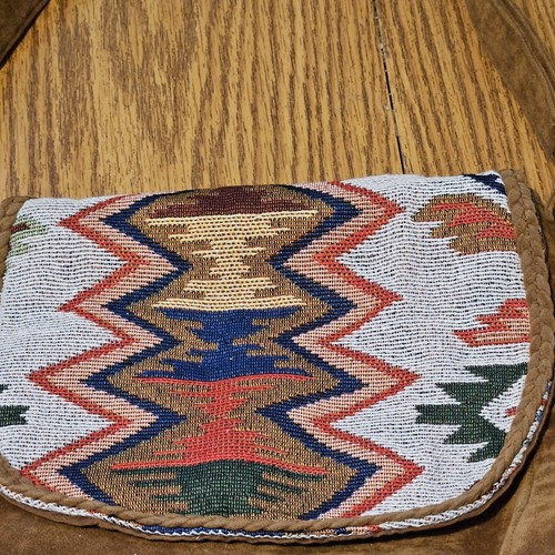Neu mit Etikett Canyon Sky aztekischer Stil Handtasche Southwestern Schulterriemen Druckknopfverschluss - Bild 2 von 11