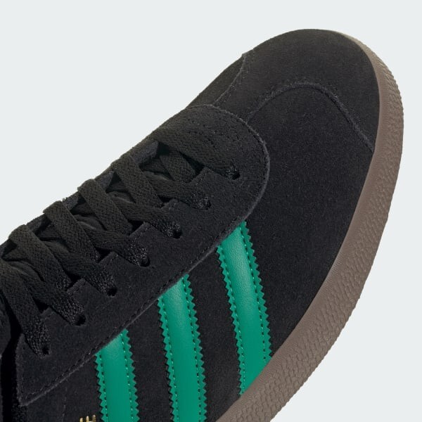 adidas Originals Gazelle Core Black Court Green JH5394 Men's