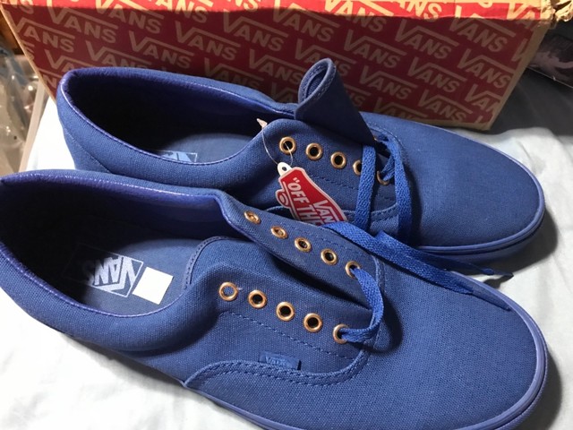 vans era gold mono nautical blue