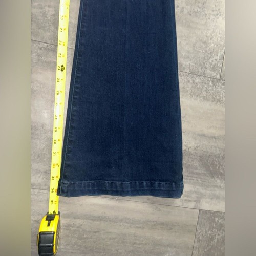 Jeans PAIGE Genevieve Hi-Rise gamba svasata lavaggio scuro taglia 24 - Foto 12 di 14