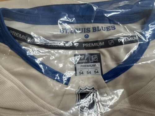 XL (54) St. Louis Blues Fanatics Invierno Clásico Premium Jersey Auténtico Nuevo con Etiquetas - Imagen 2 de 10