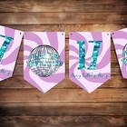 Personalised Disco Birthday Bunting,  Eras Garland , Party Decoration