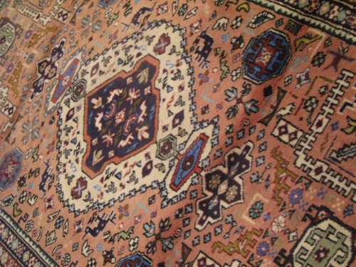 Authentic Wool RNR-6931 3' 6" x 3' 7" Persian Ardabil Square Rug - Bild 3 von 12