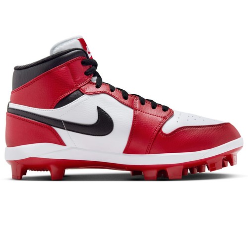 Nike Jordan Retro MCS Red/White/Black AV5354-611 Men's Baseball Cleats Sz 12.5 - Picture 7 of 9