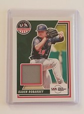 2022 Kaden Robardey USA Baseball Stars and Stripes Materials #USAMKD