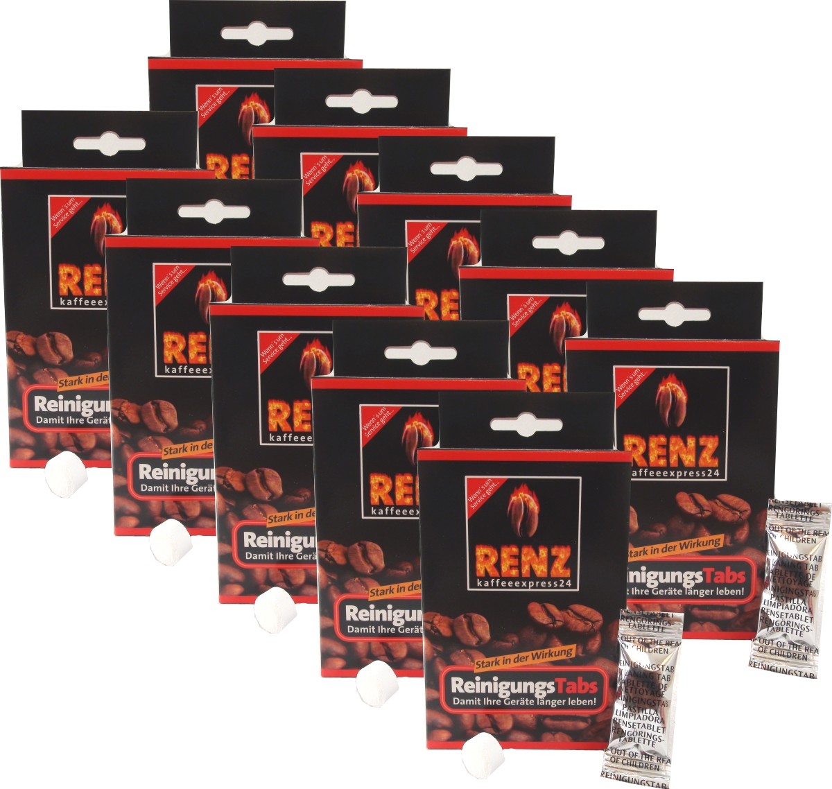 100 Reinigungstabletten Reinigertabs für Kaffeevollautomaten á 2,3g