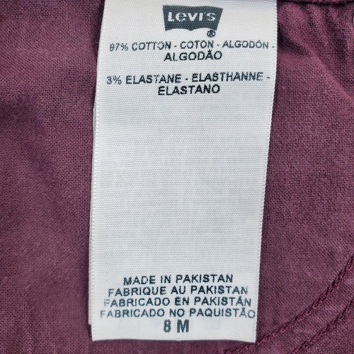 Levi's Jeans 512 Damen perfekt schlankmachend Skinny Reißverschluss Hosenschlitz braun Größe 8 Medium - Bild 5 von 11