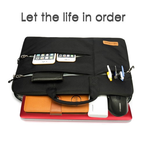 13" 14" 15.6" Laptop Handbag Sleeve Case Bag Shockproof Waterproof Durable Bags - Picture 10 of 14