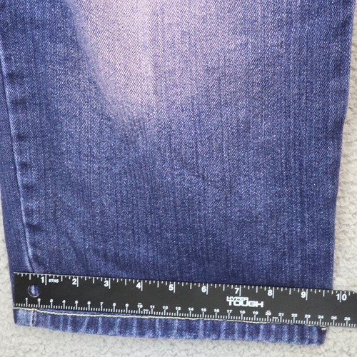 Raw Blue Jeans MENS 40x33 Blue Denim Y2K Wide Leg Baggy Skater Urban Wear - Picture 15 of 15