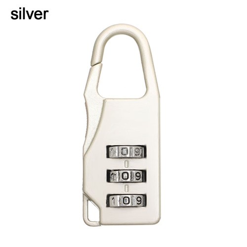 schließen 3 Digitale Kombinationssperre Taschen Schloss Zipper Padlock - Bild 16 von 16