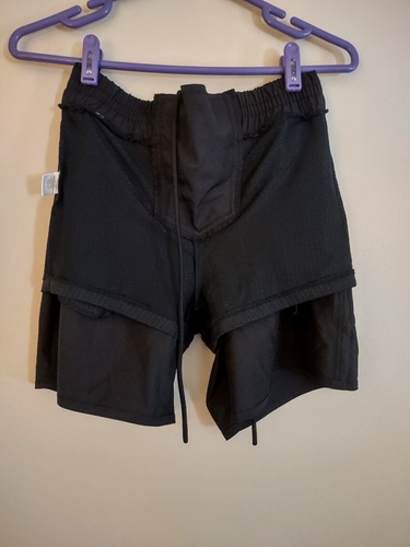 TomboyX Boardshorts Größe XS extra klein schwarz gestreift Badehose surfen gefüttert - Bild 8 von 8