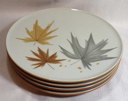 Iroquois USA Vintage Ben Seibel Design HARVEST TIME Four (4) Dinner Plates GC - Picture 2 of 11