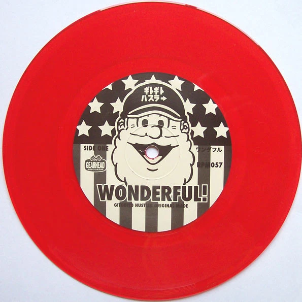 Gitogito Hustler Wonderful 7" Red Vinyl LTD edition Japanese Girl Group Pop Punk Foto 3 de 3