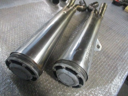 SuperTrapp 85-07 Yamaha V MAX Vmax 1200 VMX12 Full Exhaust Muffler Silencer Set - Picture 8 of 8