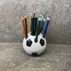 Football Pen Stationary Holder. Pens, Pencils, Sharpener, Rubber/Eraser