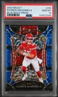 2023 PANINI SELECT BLUE DISCO PRIZM #446 PATRICK MAHOMES II 19/25 PSA 10