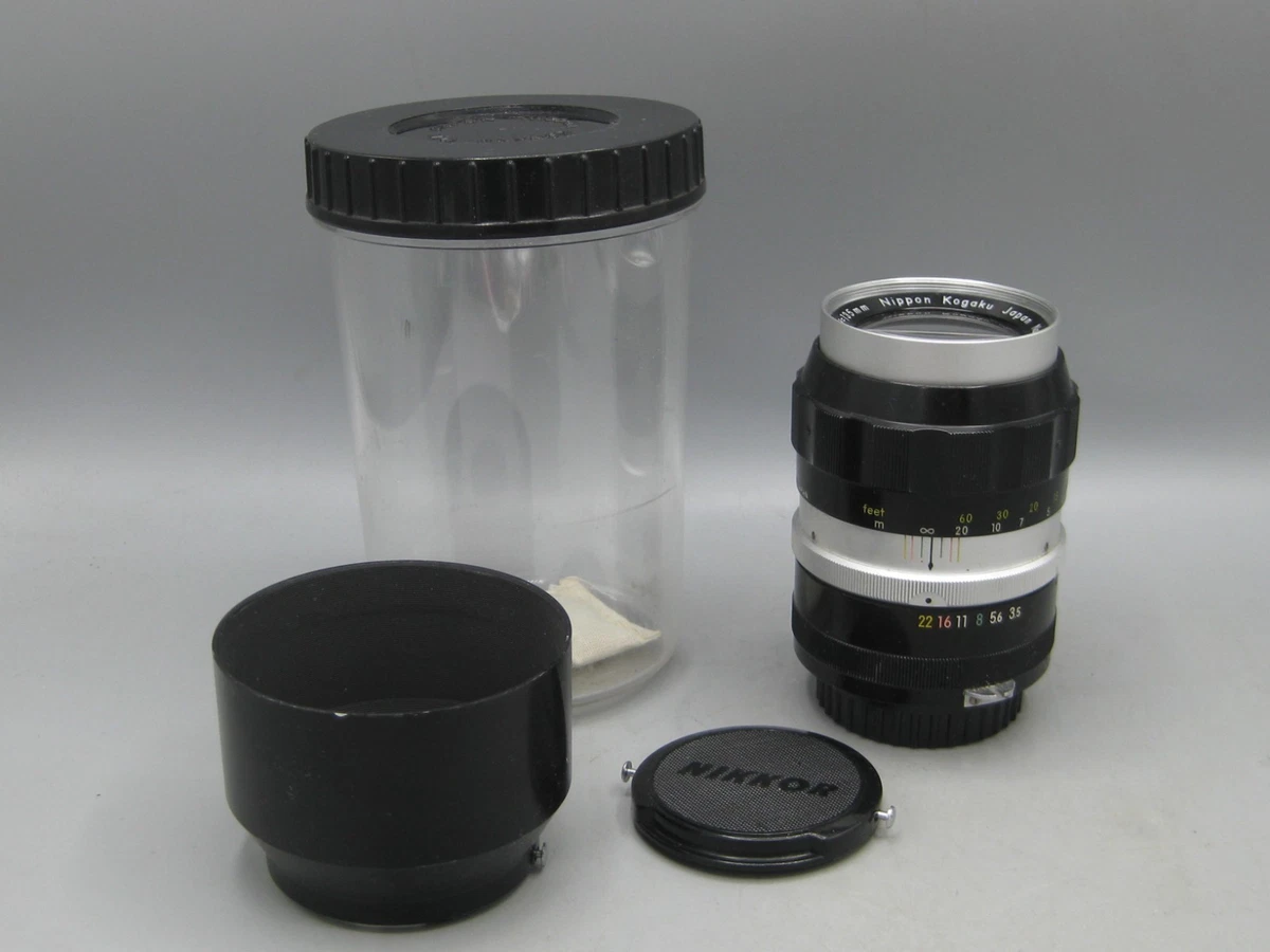 Nikkor f/3.5 Camera Lenses 135mm Focal for sale | eBay