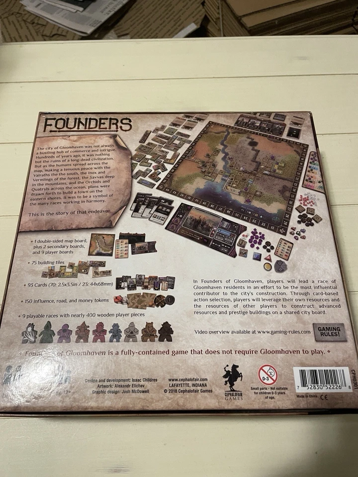Founders of Gloomhaven with Broken Token Game Organizer - Image 3 of 3