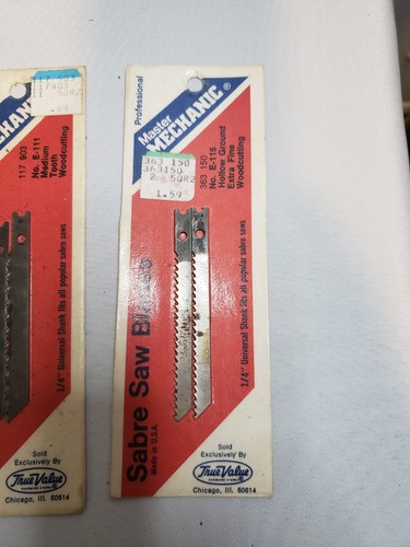 Master Mechanic Säbelsägeblätter Holz und Metall Schneiden NEU versiegelt Menge 5 - Bild 10 von 12