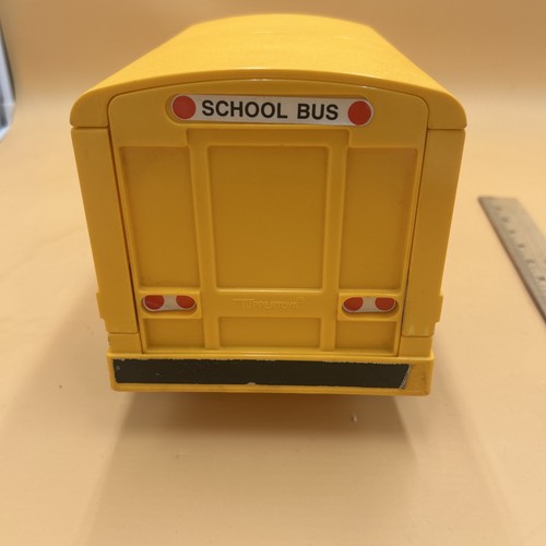 Vintage Tupperware Tuppertoys Yellow School Bus Convertible Classroom 5 People - Picture 7 of 7