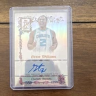 Topps Signature Class Basketball Manuscripts MS-GW Grant Williams Auto Hornets