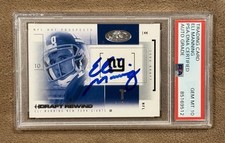 Eli Manning Signed 2004 Fleer Rookie Card PSA GEM MINT 10 AUTOGRAPH Authentic