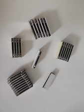 Magnetic Name Badge Holders with Steel Back Plate, 1.75 Inches, 27 Pieces