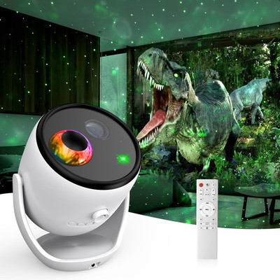 3D Galaxy Projector, Star Projector with 90 Dynamic Scenes, HD Planetarium Proje