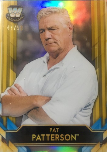 Pat Patterson Big Legends Gold Parallel /50 Topps WWE 2020 Chrome