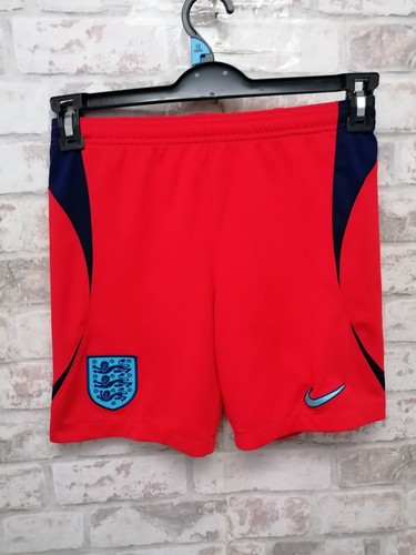 Mens Boys England Away Shorts Red L 137-147 cm Size M