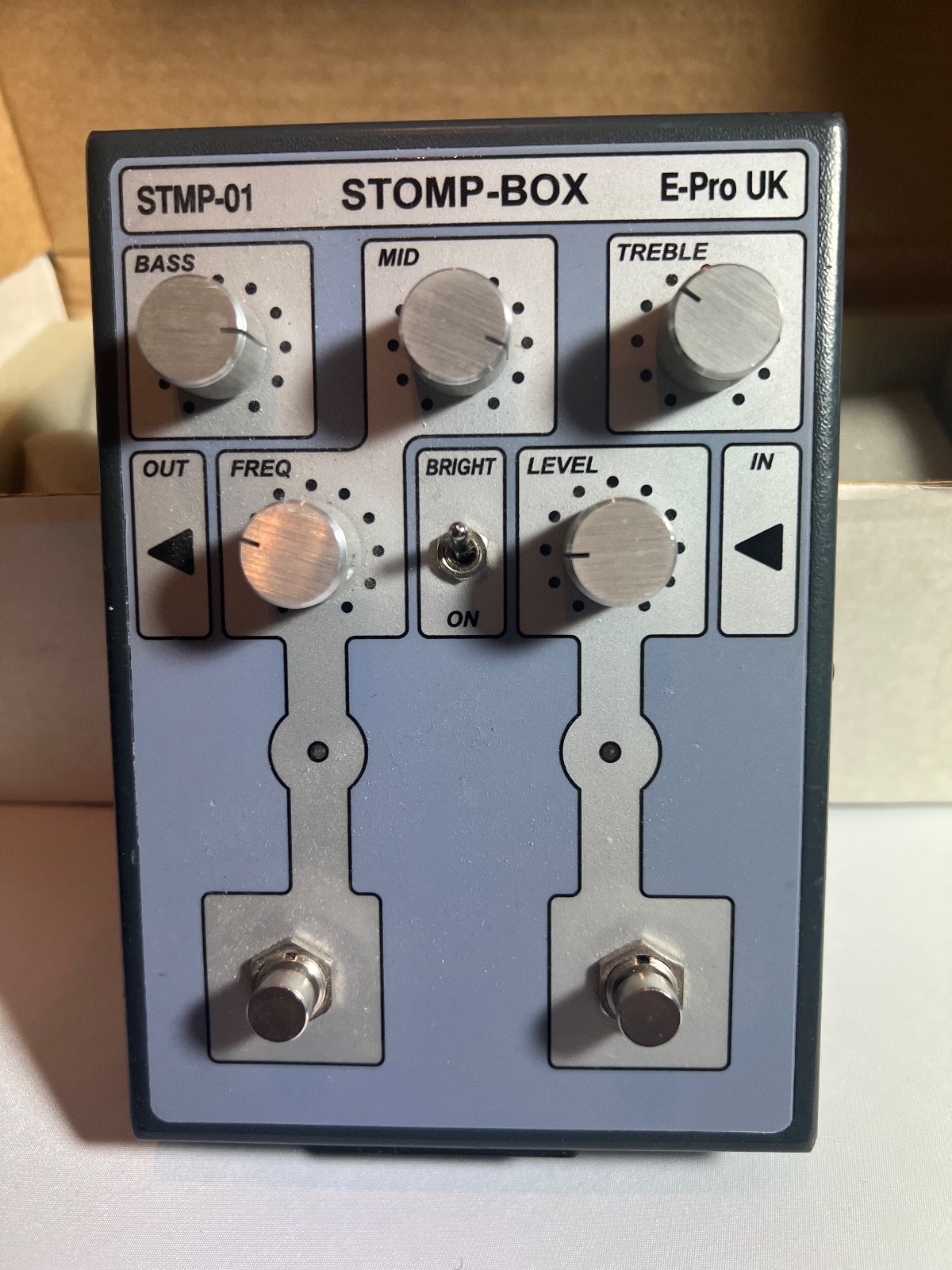 Stomp Box STMP-01 E-Pro UK Bass DI Box,Funk,Jazz-TOP Rar und selten