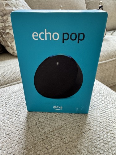NEU Amazon Echo Pop C2H4R9 Bluetooth Smart Lautsprecher in Schwarz