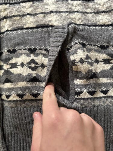 Maglione cardigan donna Eddie Bauer taglia XXL bottoni tasche anteriori misto lana nuovo senza etichette - Foto 6 di 17