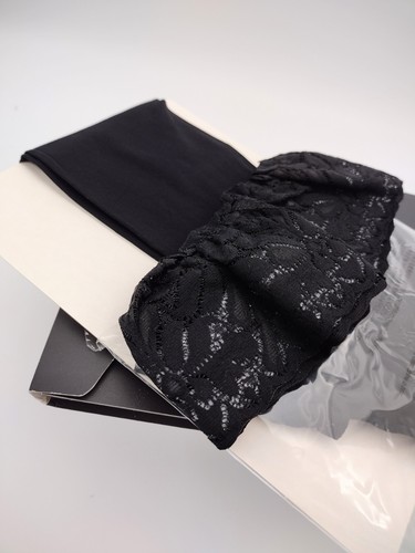 sofsy schwarz Spitze Top Overknee Strümpfe 60 DEN Made Italy Camilla-May M/L - Bild 12 von 14