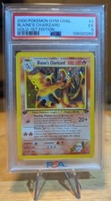 2000 Pokémon Blaine's Charizard Holo 1st Edition PSA 5 EX Card