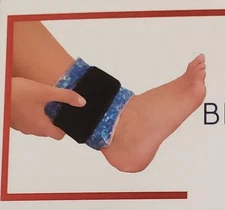 Gel Bead Therapy  ANKLE or WRIST Hot / Cold Compress Ice Pack Reusable NEW