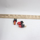 (3-Pk) Fast & Secure Banana Plugs Gold Plated 12-24 AWG