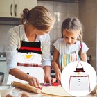 Cartoon Barber Arbeitskleidung Hosenträger Schürze zum Kochen Haarschneide