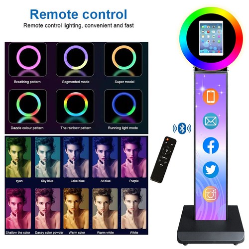 Universal iPad Photo Booth Kiosk Machine for 10.2/10.9/12.9" iPad W/Flight Case - Picture 5 of 9