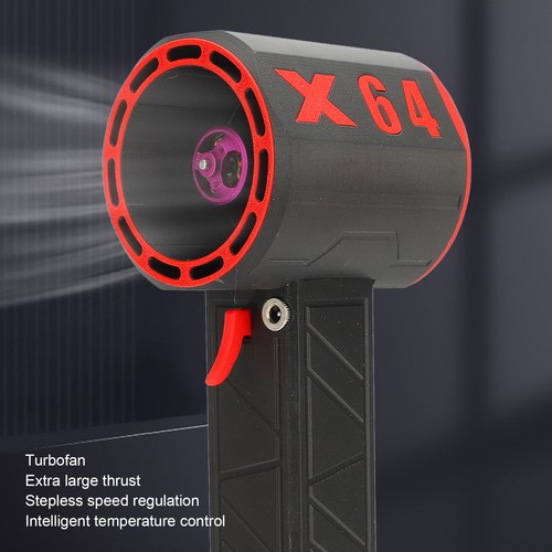 Portable Electric Air Duster 1400 Thrust  Dry Blower Tool for PC Keyboard Car - Picture 4 of 10